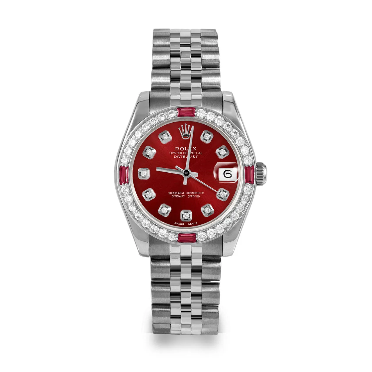 Rolex Datejust 31mm | 178274-RED-DIA-AM-4RBY-JBL