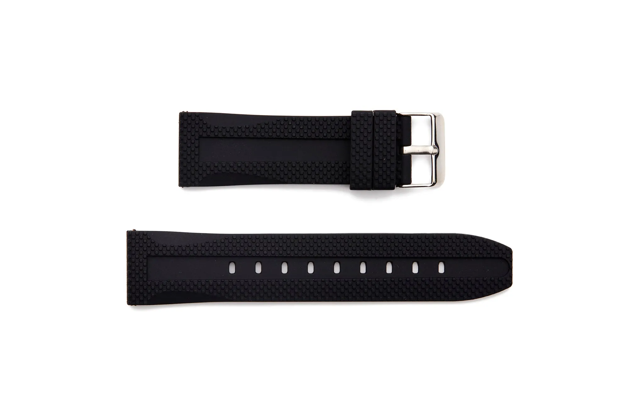 RUB-36 New Diamond Style Rubber Watch Band