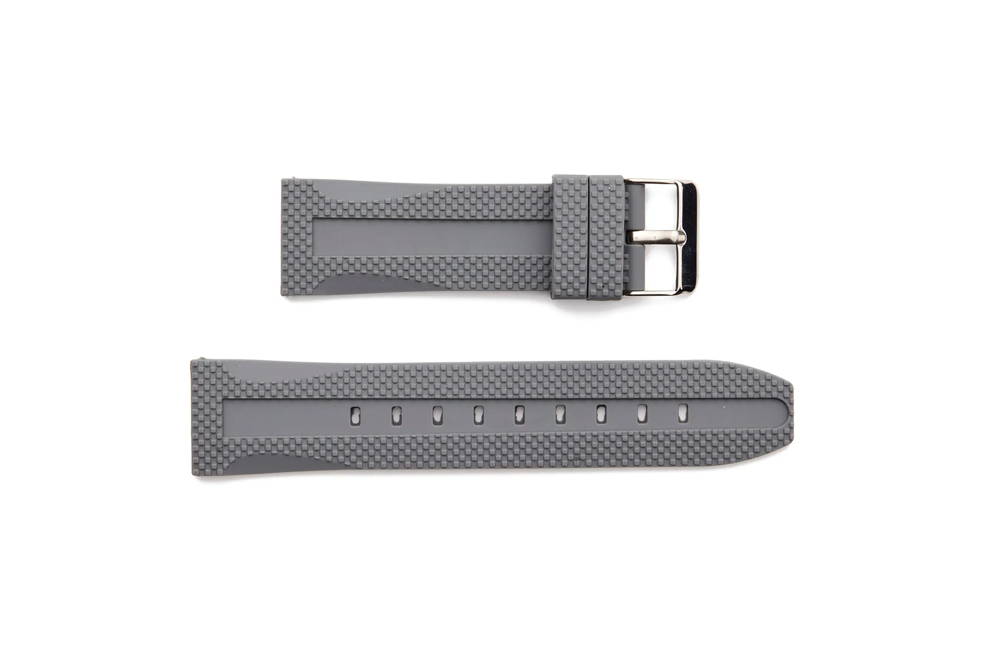 RUB-36 New Diamond Style Rubber Watch Band