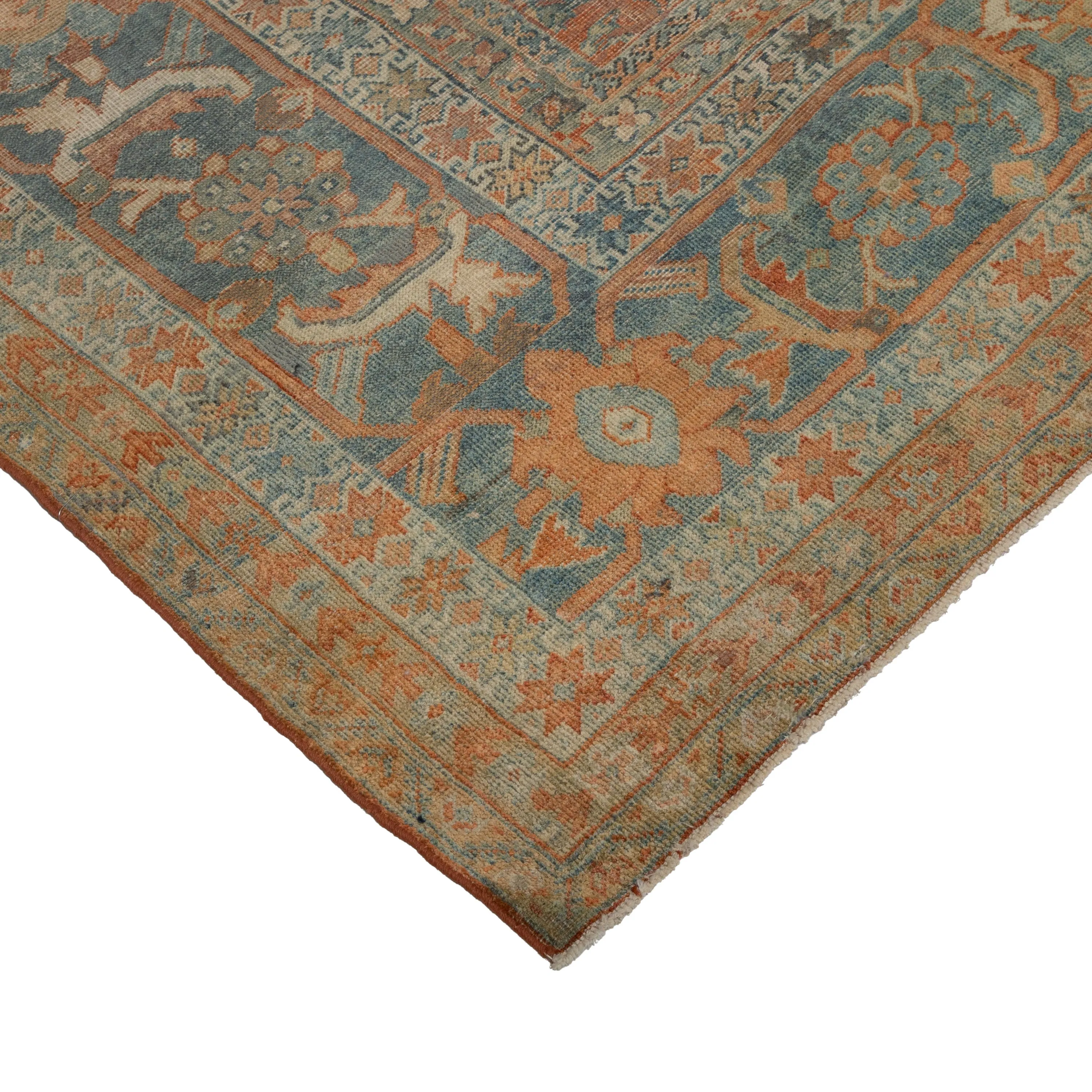 Rust Antique Mahal Rug - 10'4" x 13'7"