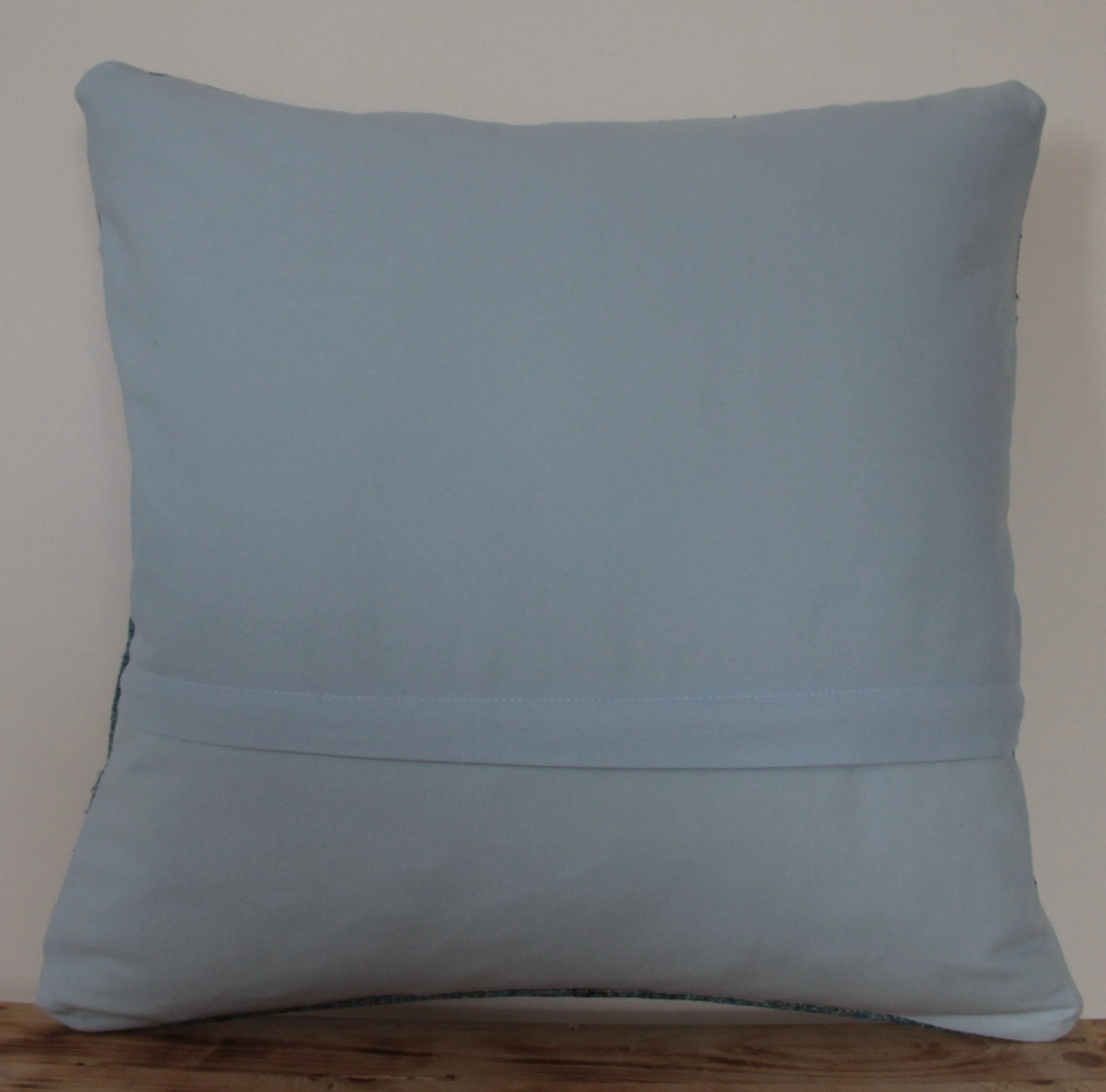 Sabella - Blue Bamboo Silk Pillow Cover