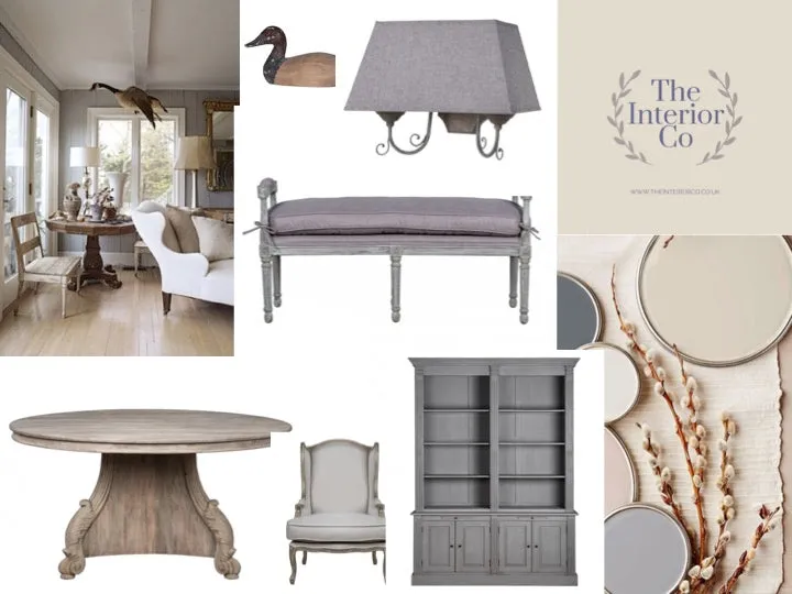 Sharp Greys Cool Whites - Mood Board