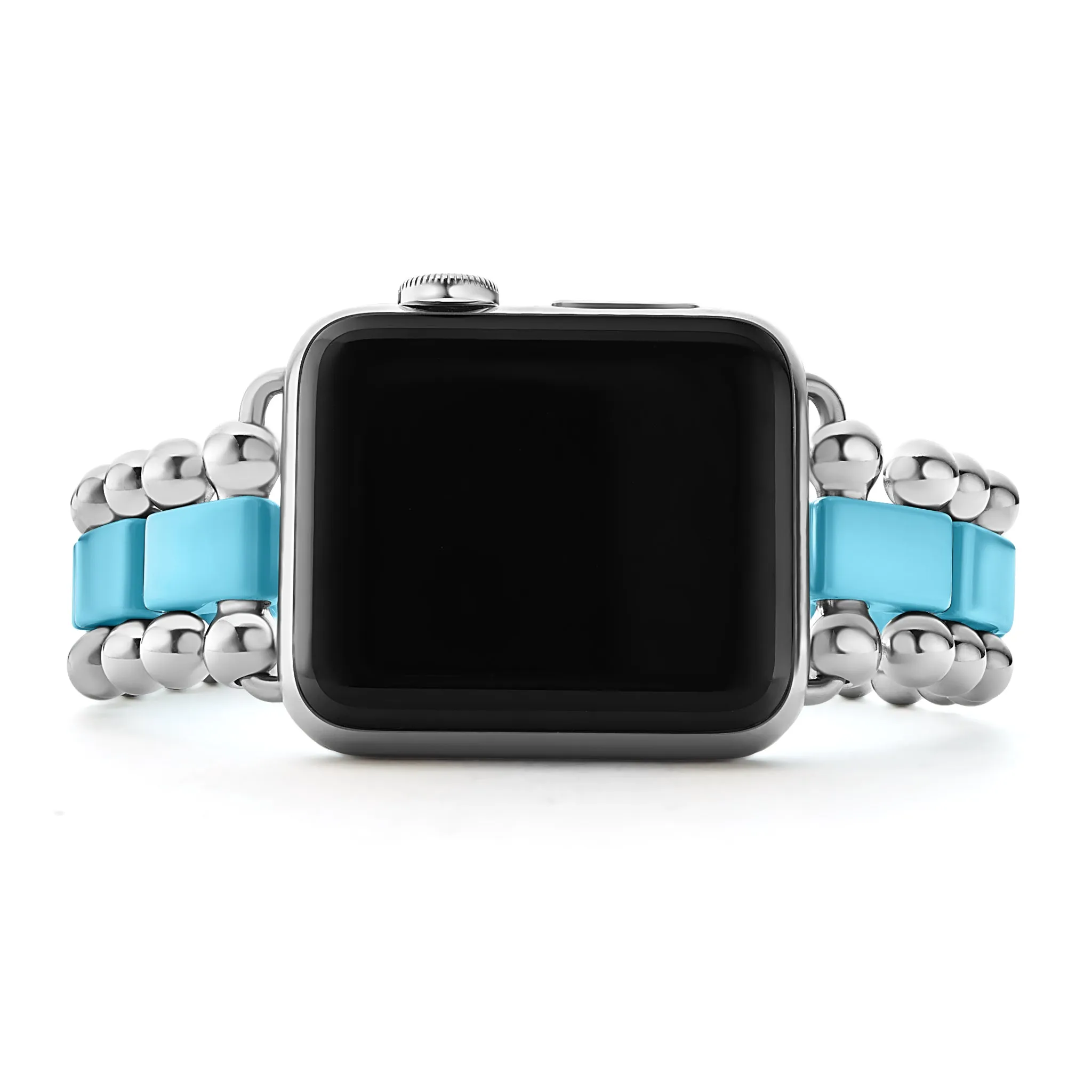 Smart Caviar Blue Ceramic and Stainless Steel Watch Bracelet-38-45mm