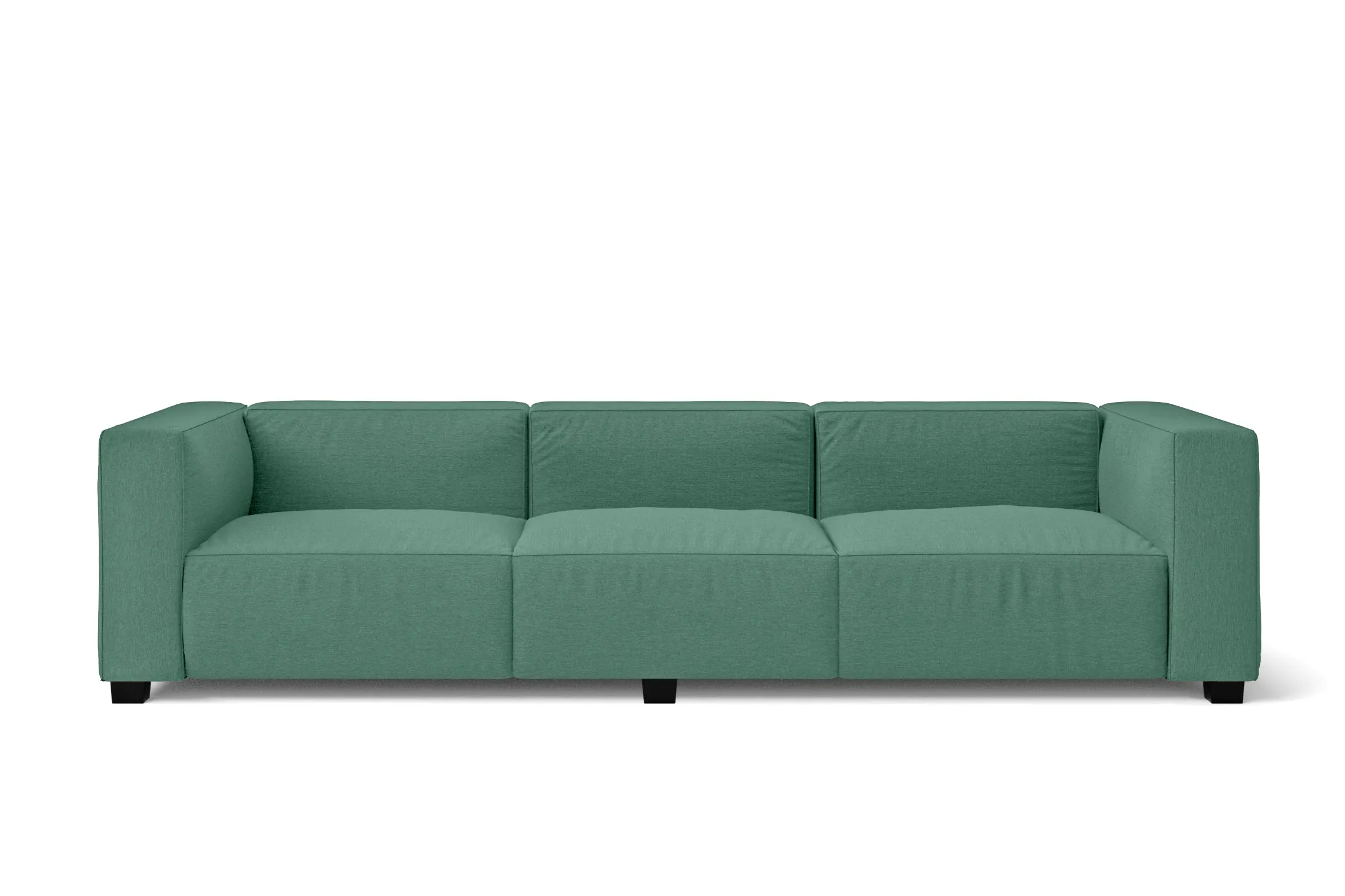 Taranto 3 Seater Sofa Mint Green Linen Fabric