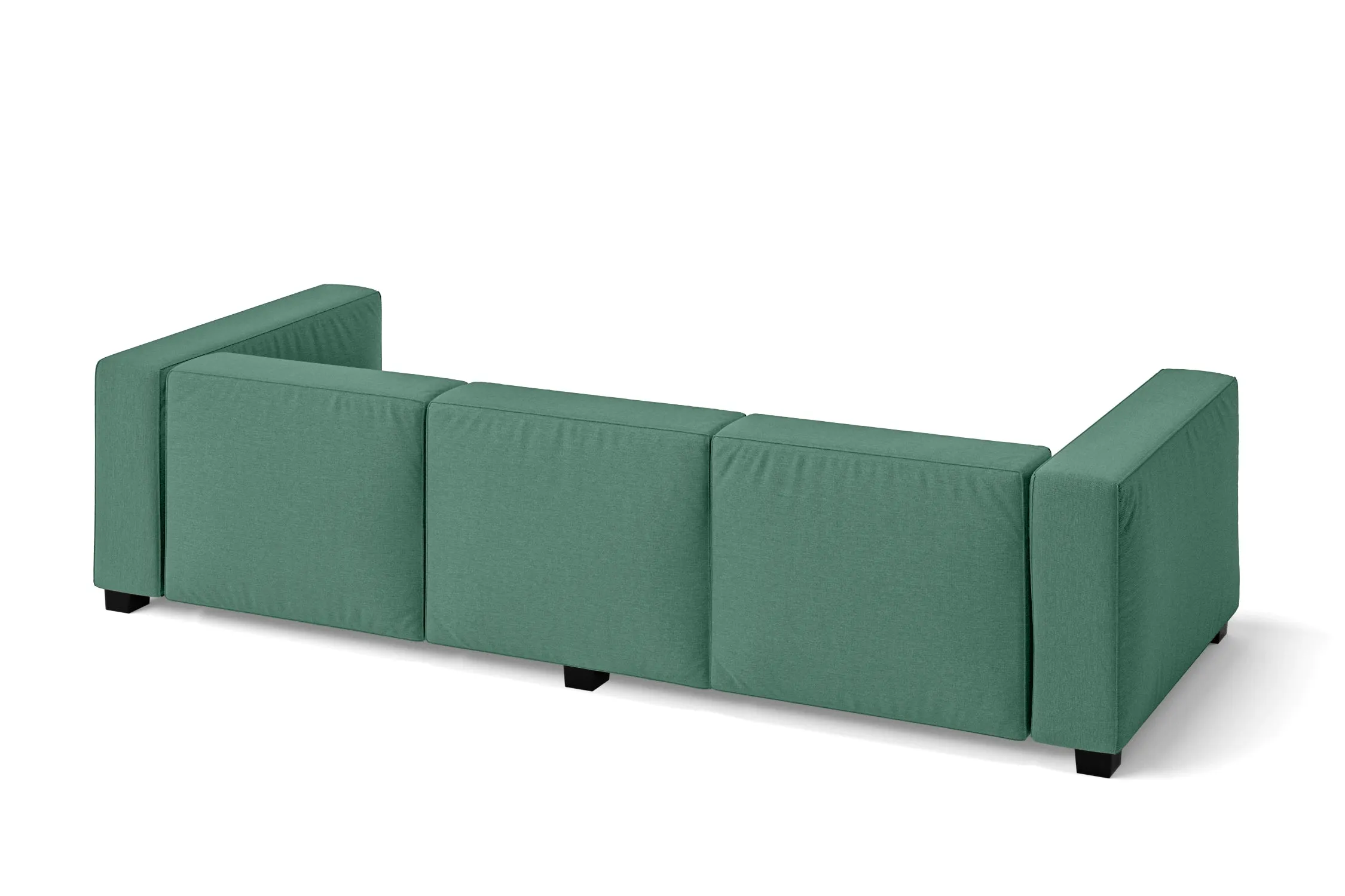 Taranto 3 Seater Sofa Mint Green Linen Fabric