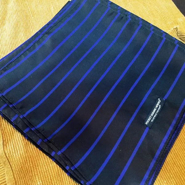 Thin Blue Line Law Enforcement Pocket Square