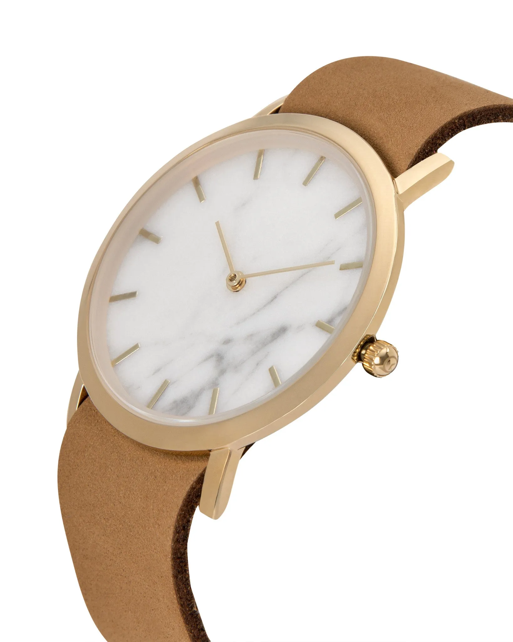 White Marble Classic Watch