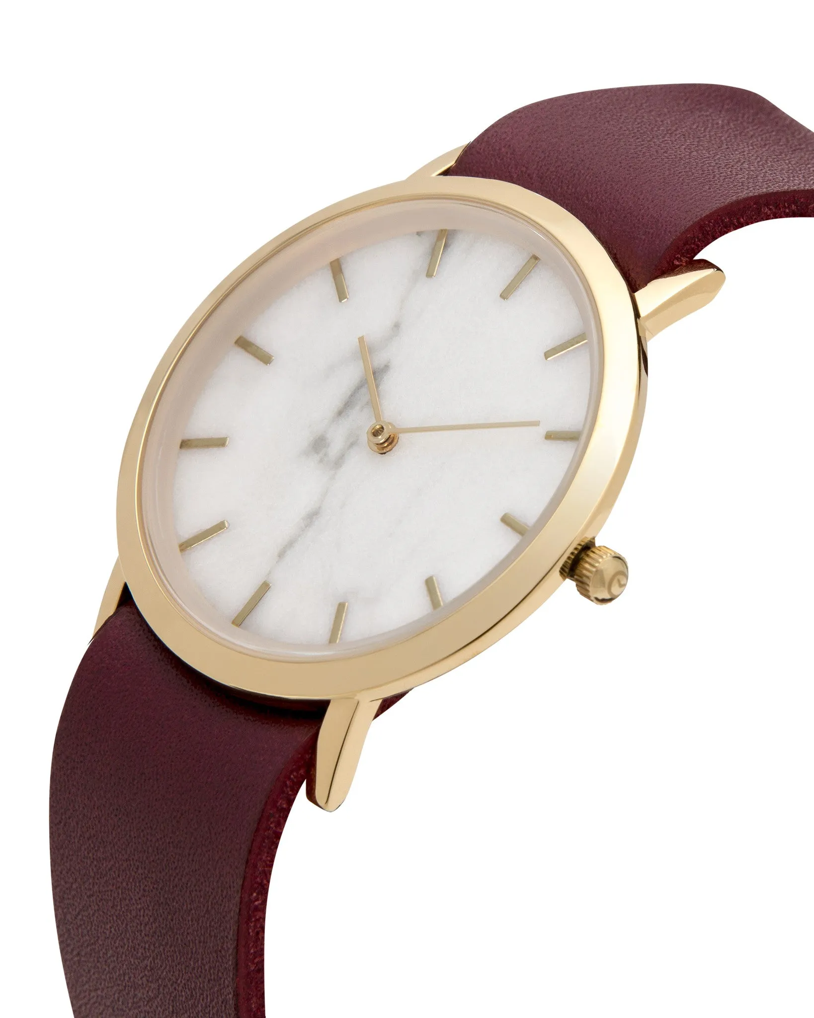 White Marble Classic Watch