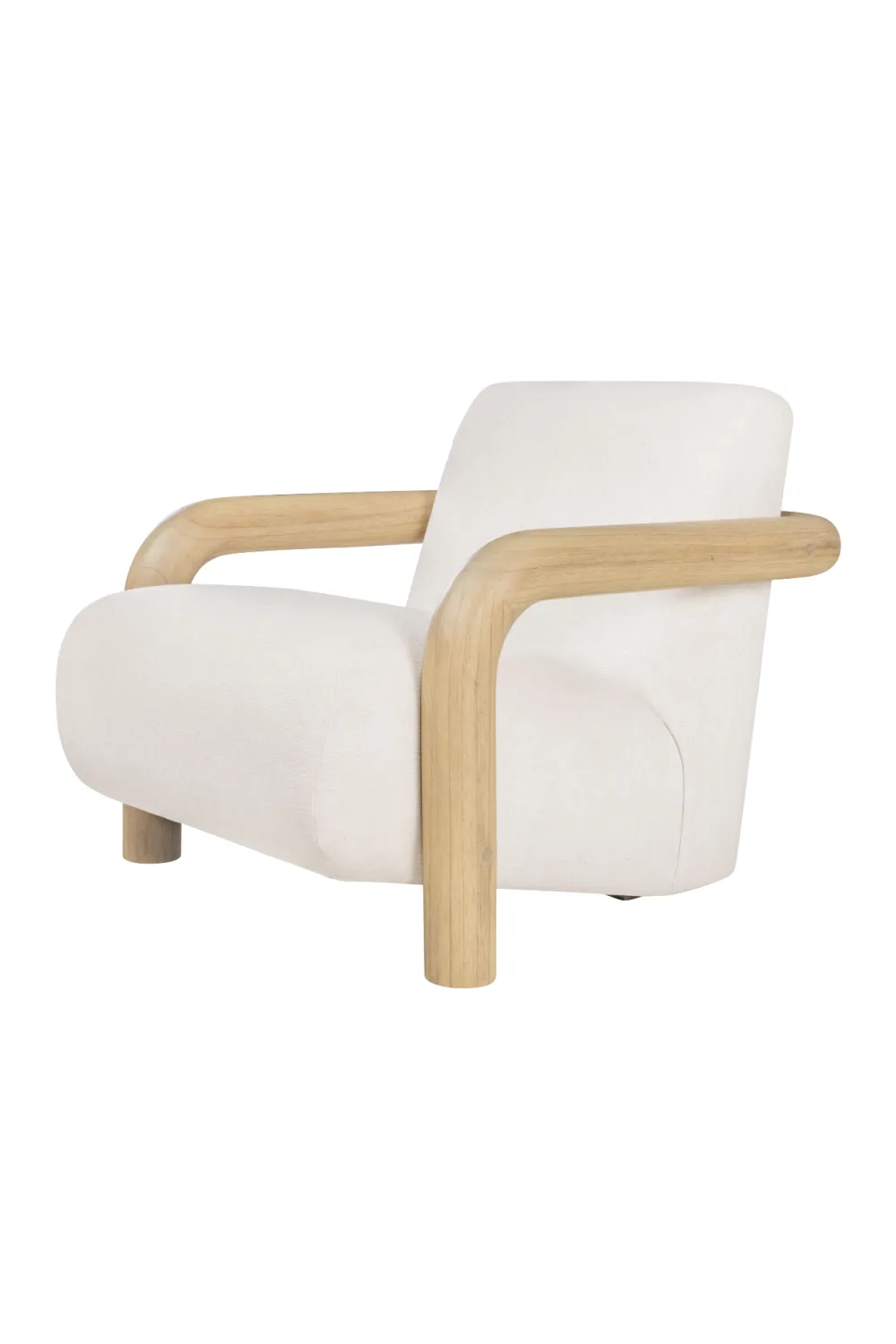 White Modern Lounge Chair | Versmissen Goma