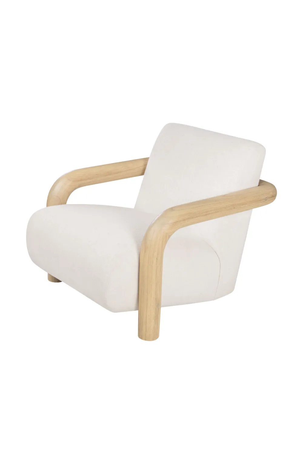 White Modern Lounge Chair | Versmissen Goma