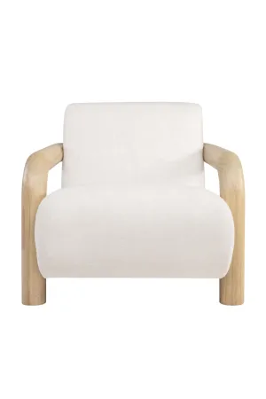 White Modern Lounge Chair | Versmissen Goma