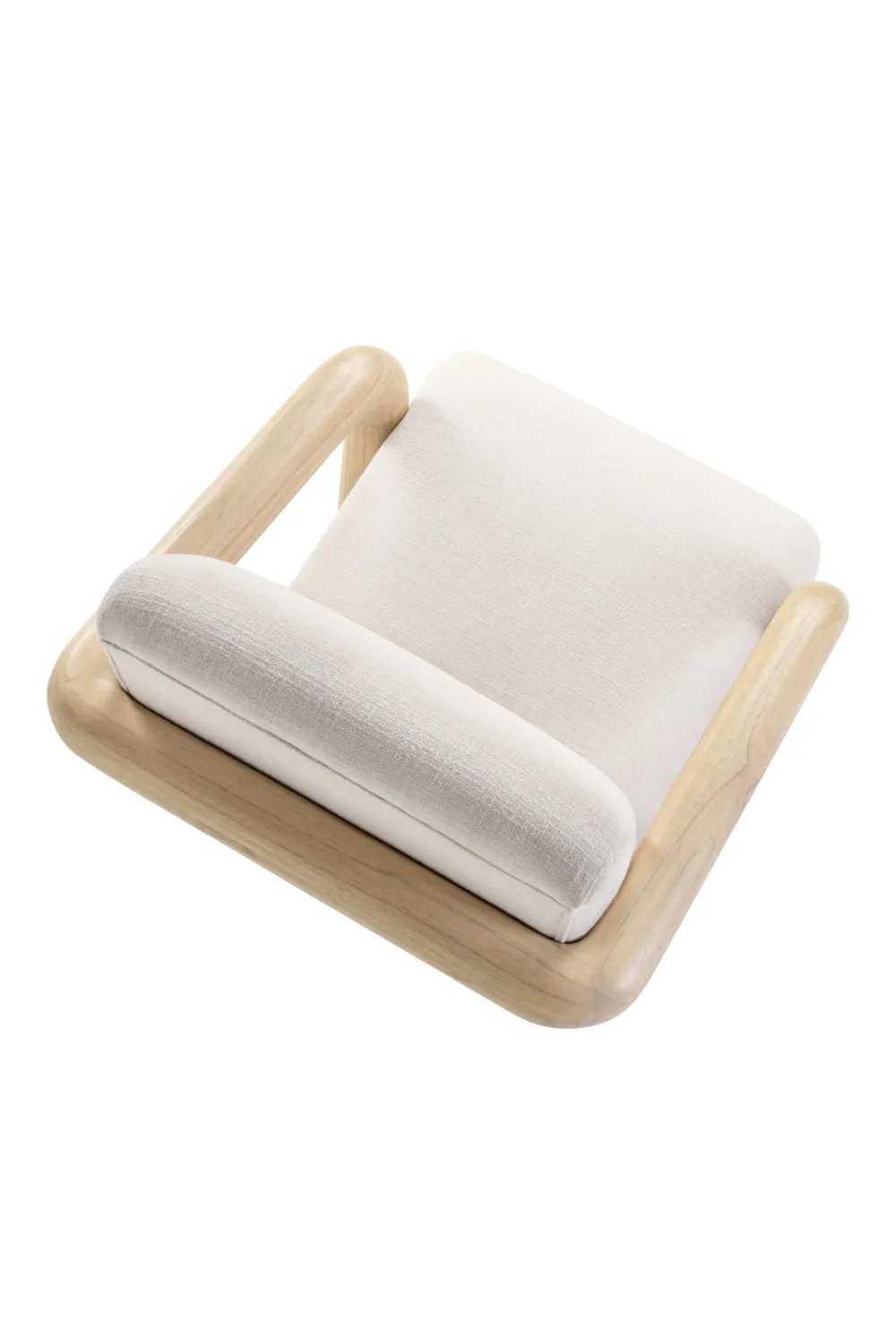 White Modern Lounge Chair | Versmissen Goma