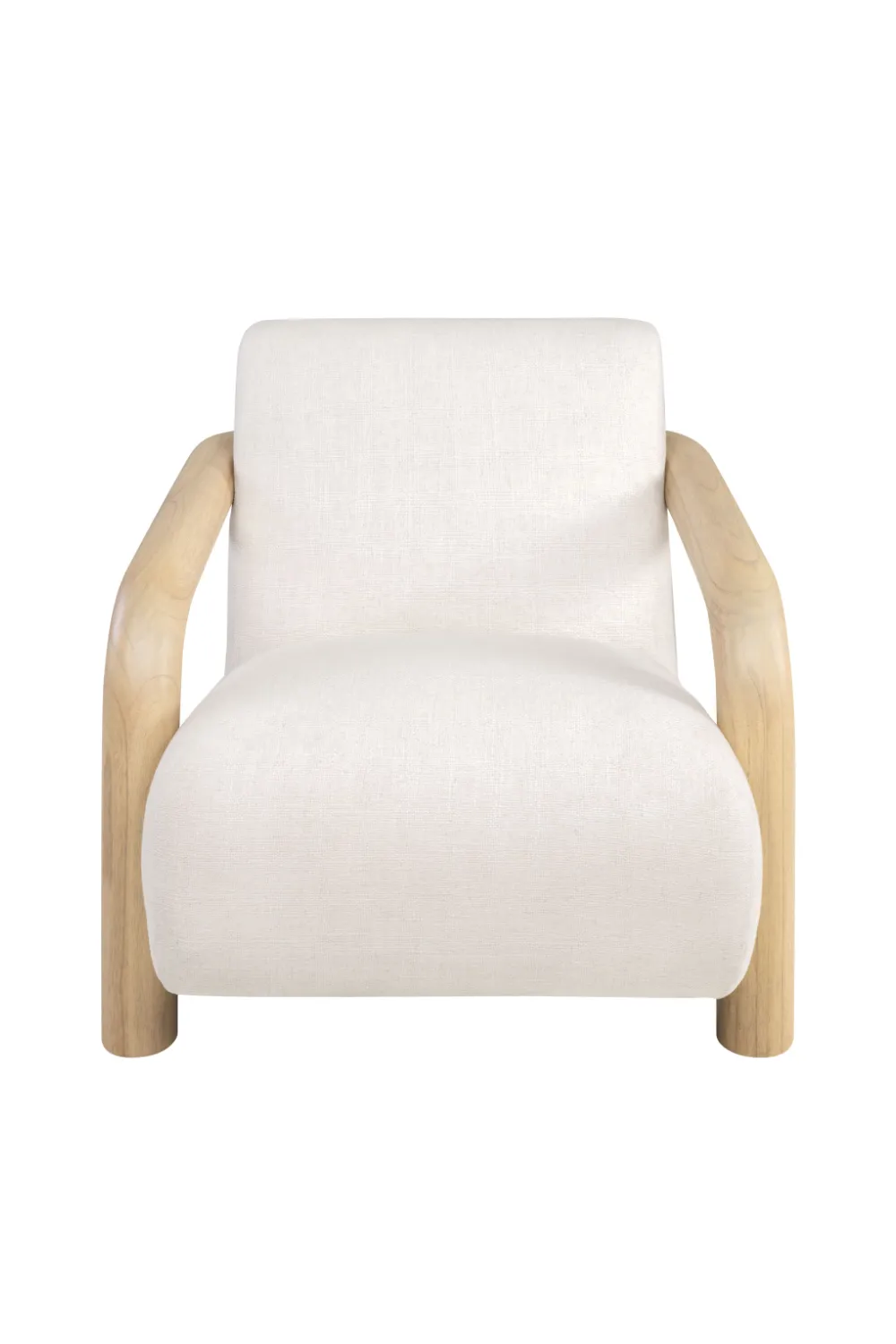 White Modern Lounge Chair | Versmissen Goma