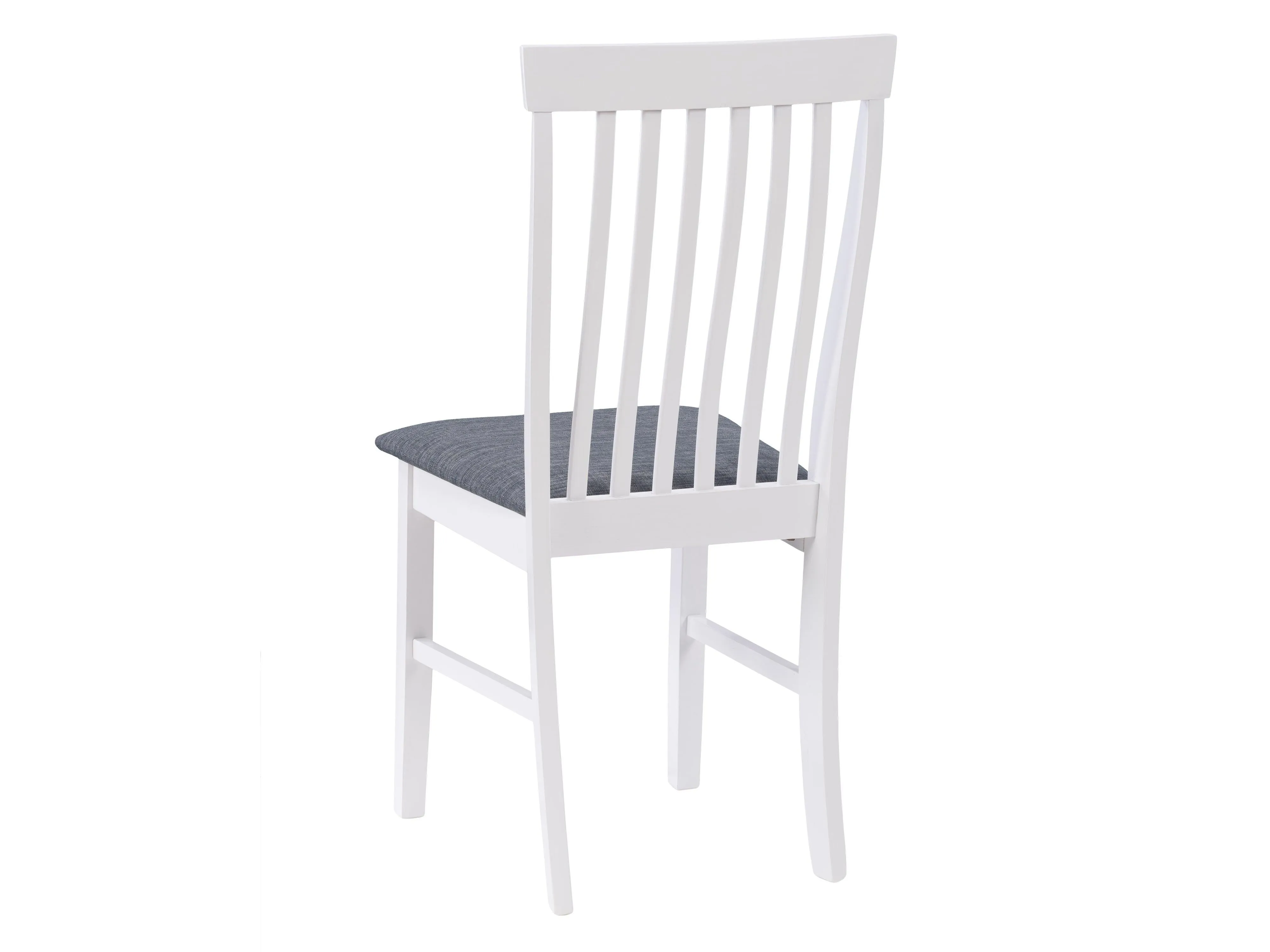 White Wooden Chairs, Set of 2