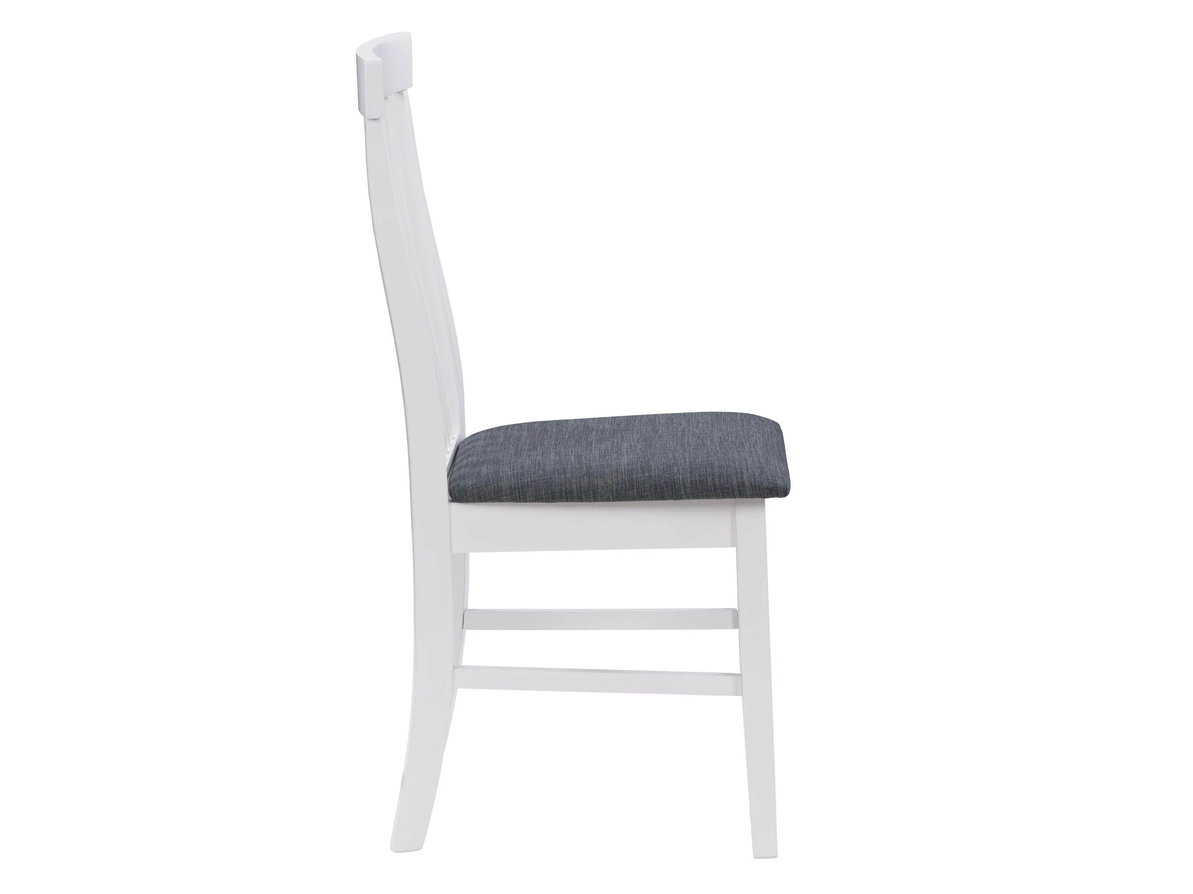 White Wooden Chairs, Set of 2