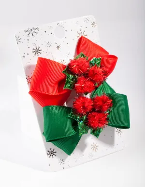 Xmas Holly Bow Pack