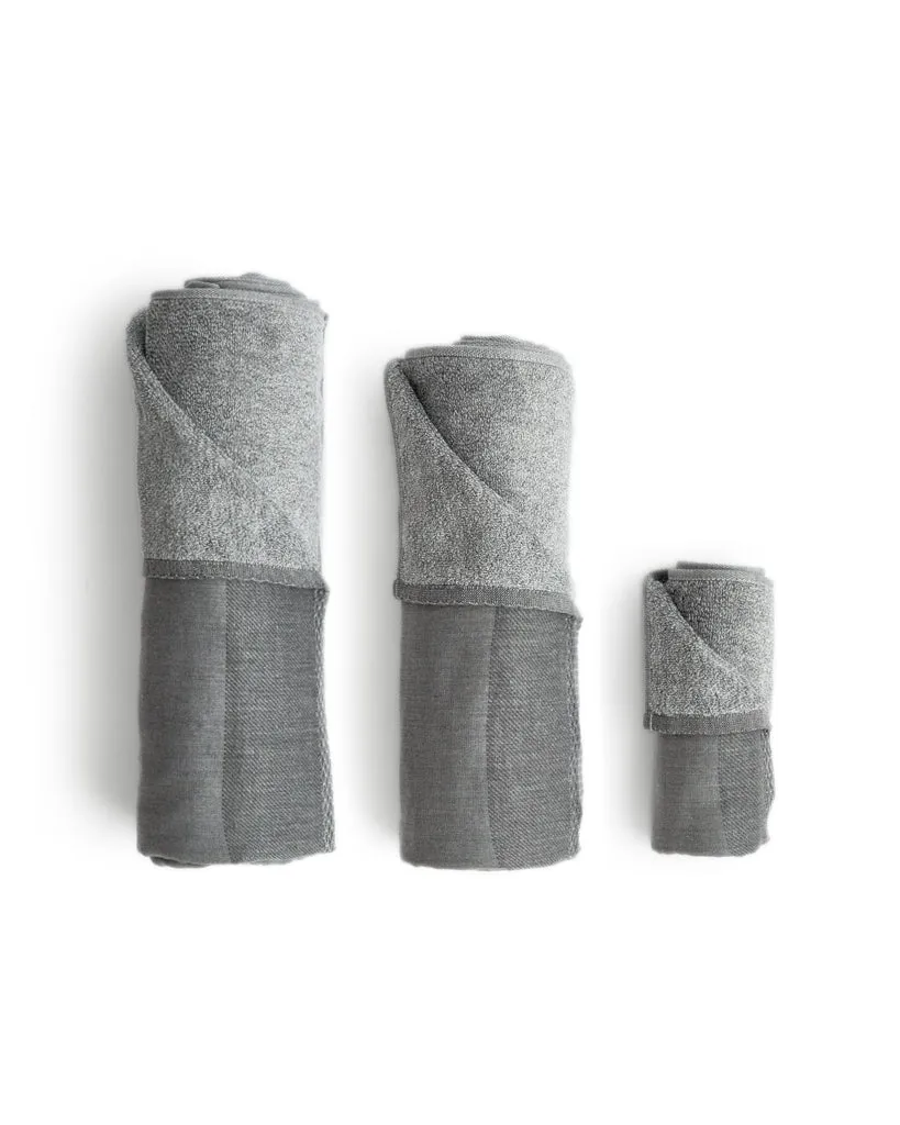 Zen Charcoal Towels - Light Gray